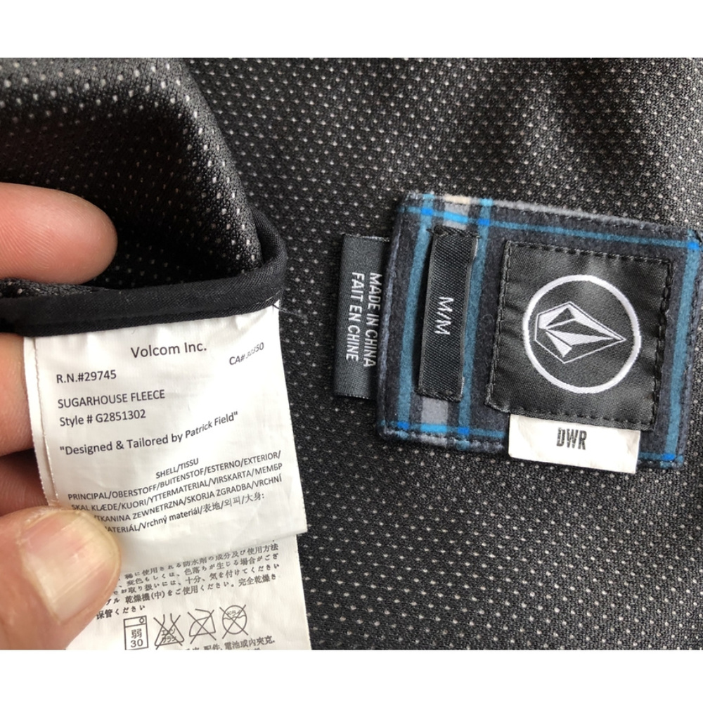 Volcom Sugarhouse Fleece Technical Shell Hoodie, M - image 3